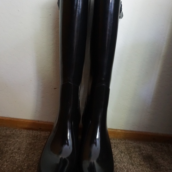 HUNTER BOOTS | WOMEN'S WEDGE RAIN BOOTS - Picture 2 of 7